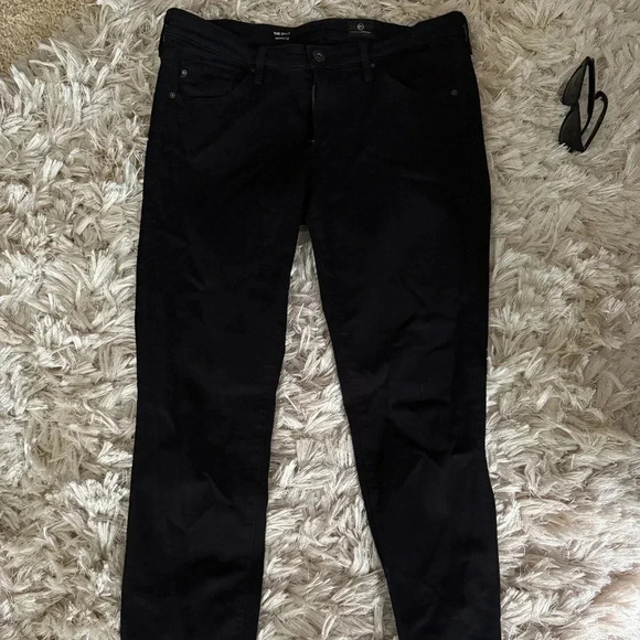 AG Denim The Stilt cigarette leg in black size 29R - Picture 11 of 11